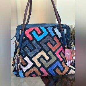 Chaos -  Geometric Patterned Women's Bag